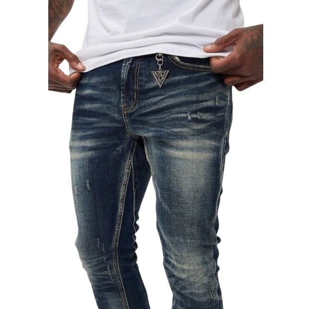 Valabasas Absorb Stacked Denim (Dark Blue) VLBS-VJ3-1042