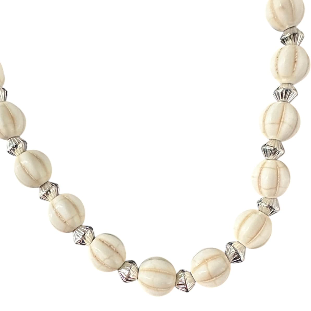 Jewelry Essentials Single Beaded With Angel Pant Chain 22" (Silver) BKC-134S