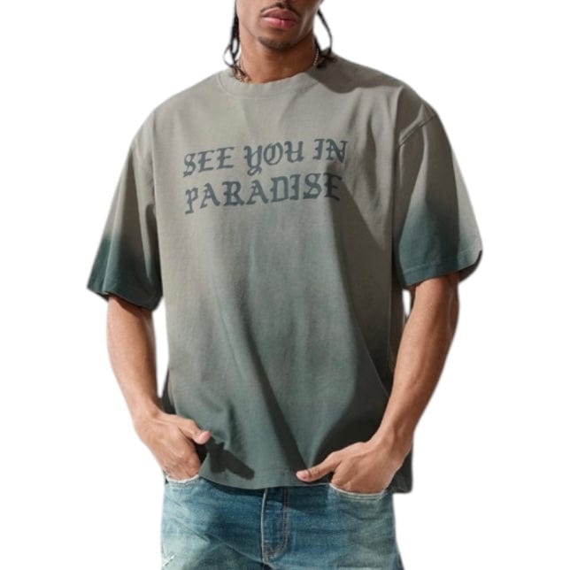 See You In Paradise Cropped T Shirt (Desert Storm) 9120A
