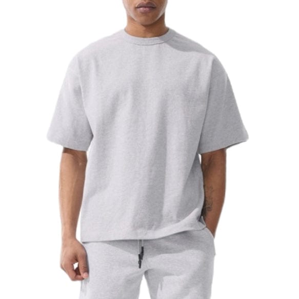 Jordan Craig Burbank Cropped Boxy T Shirt (Heather Grey) 9152A