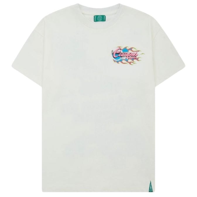 Campus Goods Fumes Crop Tee (Cream) CG-S25-31