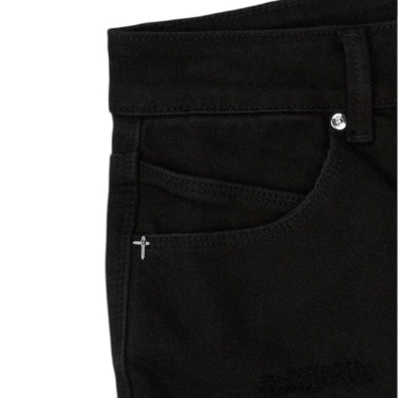Rta Olivier Skinny Jean (Black Scratched) MUDWD889-B1838BKSCR