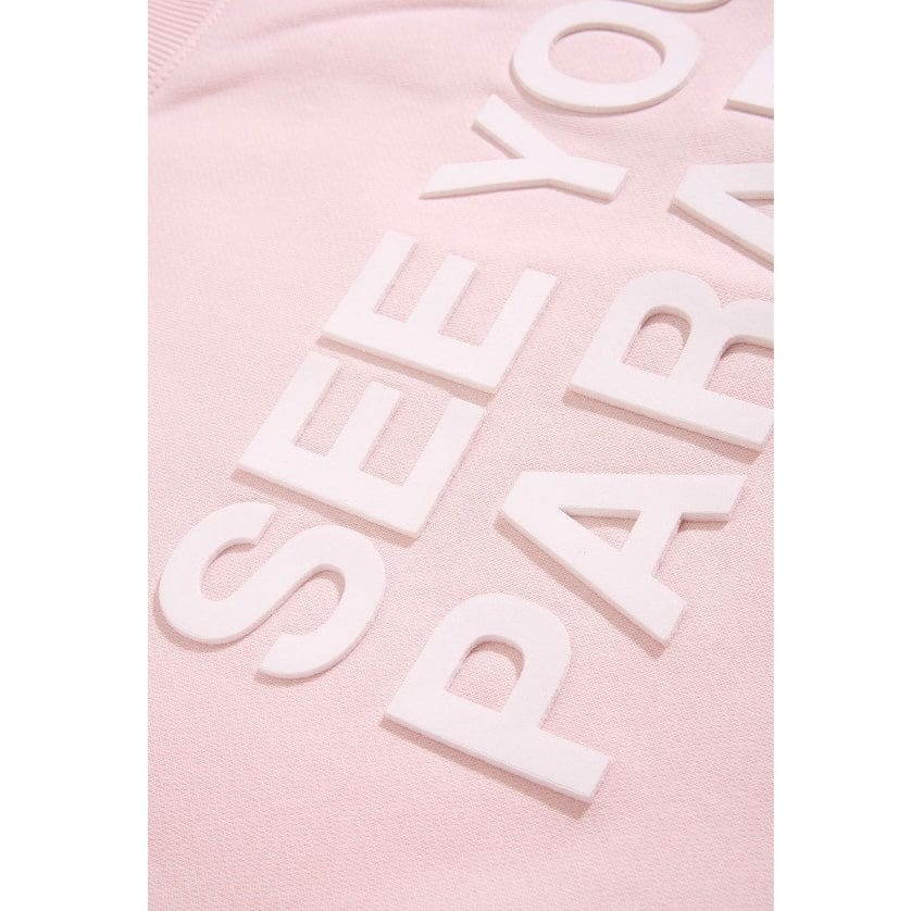 See You In Paradise Crewneck Sweatshirt (Light Pink)