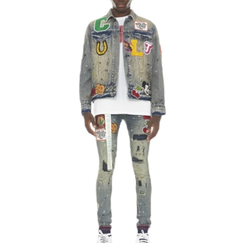 Cult Of Individuality Type IV Denim Jacket (Primo Blue) 622A3-TS13A