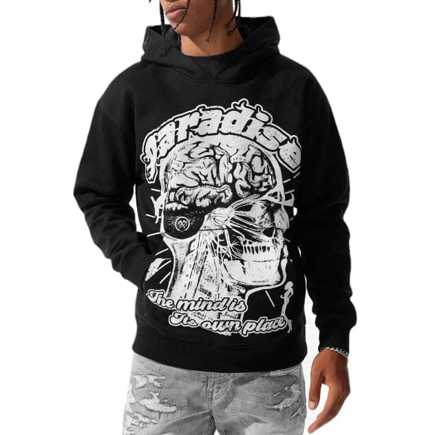 Jordan Craig Cranial Paradise Pullover Hoodie (Black) 8626H