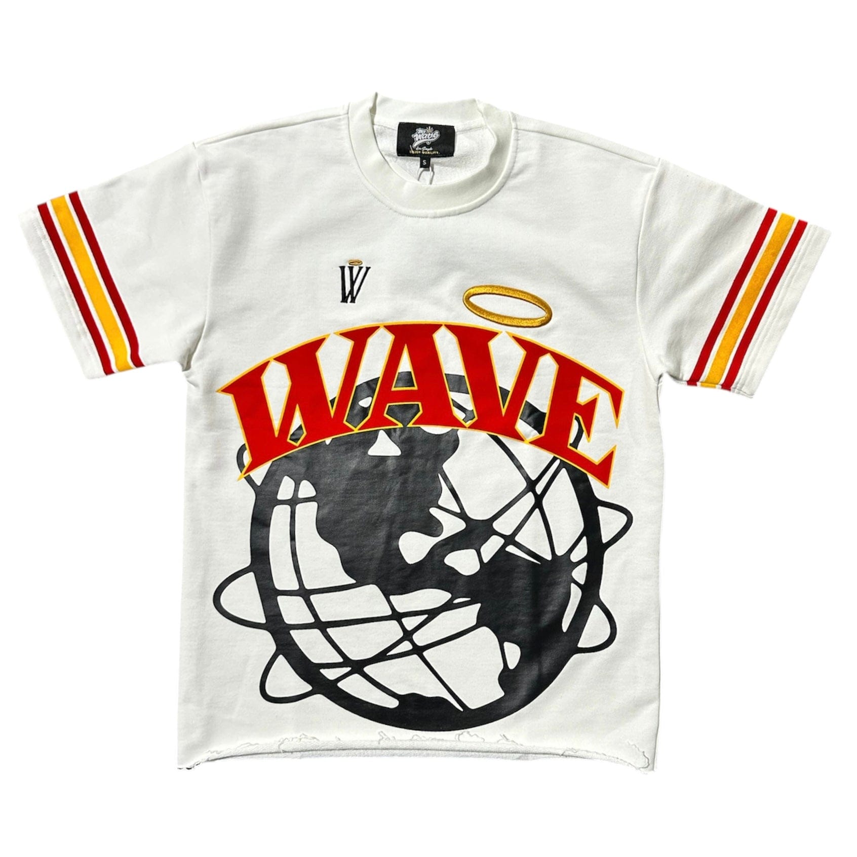 Mr. Wave Super Wave Tee (White/Red) MR-1014