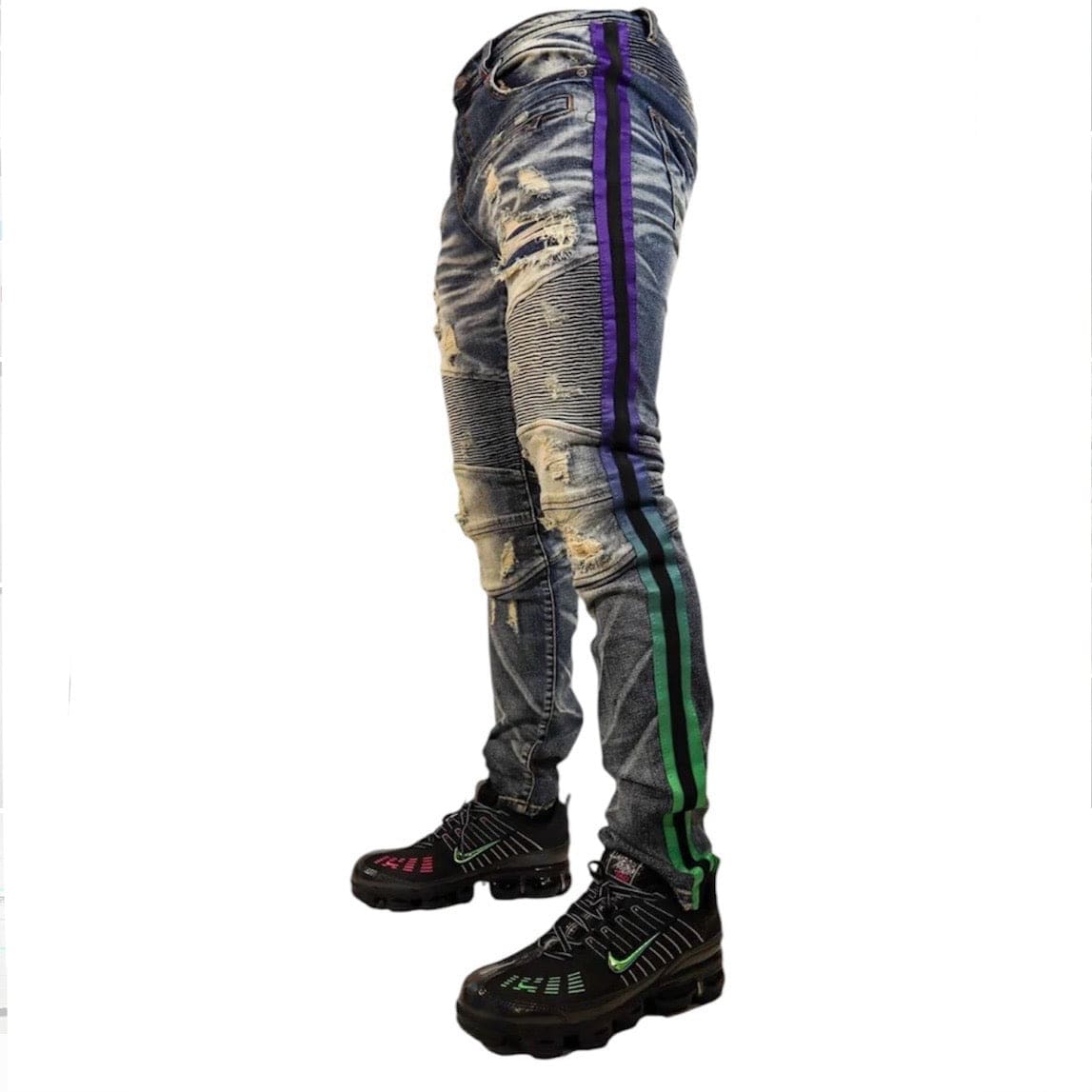Preme Eldridge Jean (Purp/Grad Stripe)