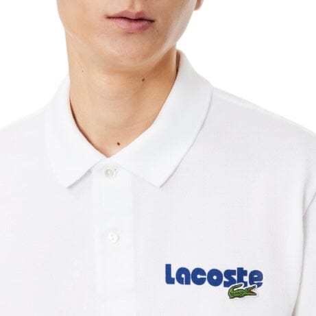Lacoste Washed Effect Cotton Pique Polo (White) PH7426-51