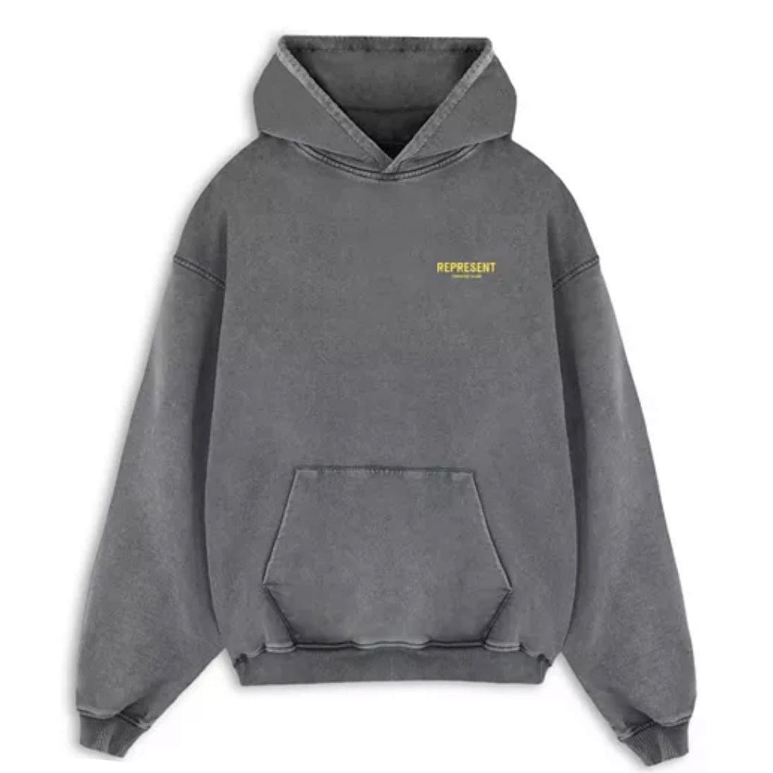 Represent Owners Club Hoodie (Vintage Grey/Yellow) OCM41113-4734