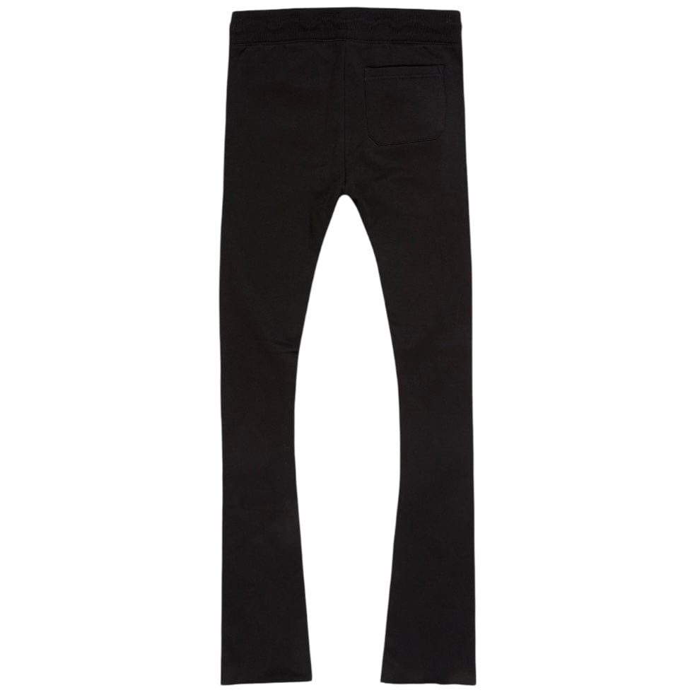 See You In Paradise Tonal Stacked Sweatpants (Black)