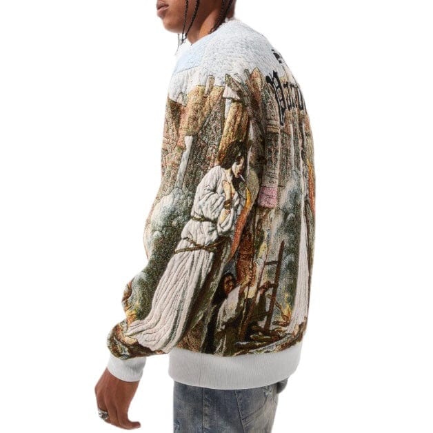Jordan Craig Martyr Crewneck Sweater (Light Blue) 3978