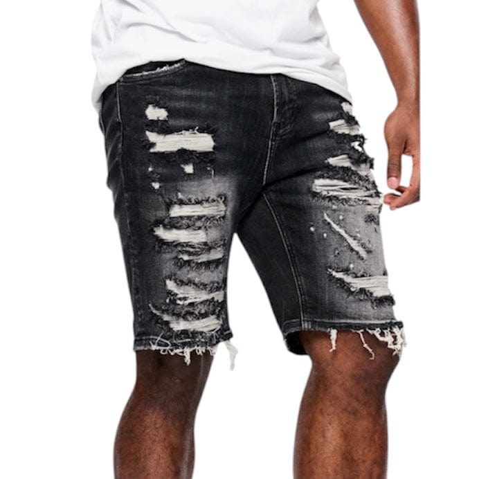Anom Fever Denim Short (Black Wash) ANM189SH