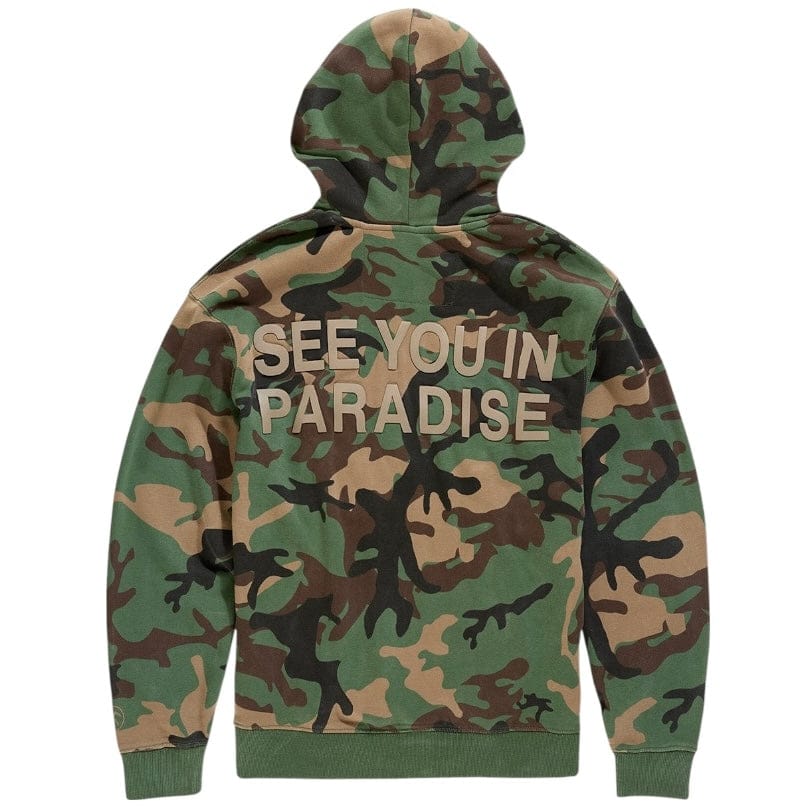 See You In Paradise Pullover Hoodie (Vintage Camo) 8395HC