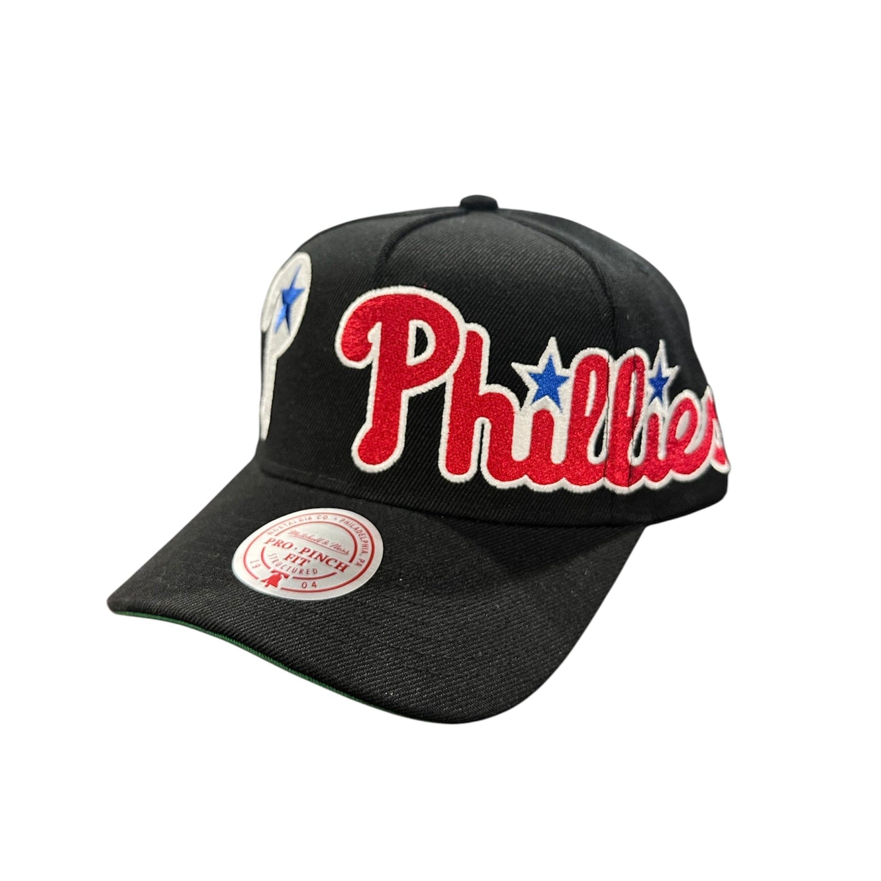 Mitchell & Ness MLB Philadelphia Phillies Busted Pro Snapback (Black)