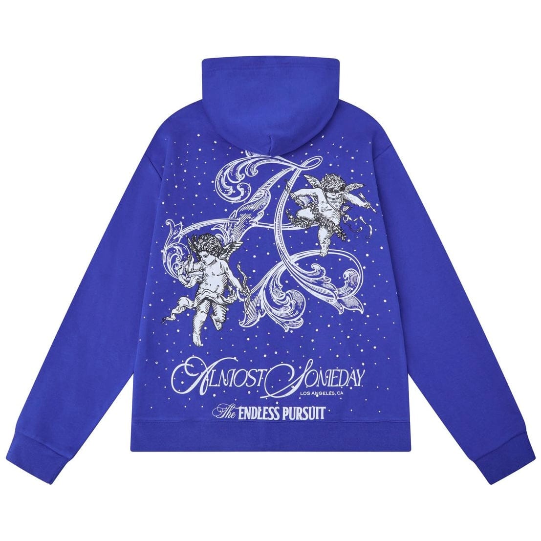 Almost Someday Lavish Zip Up Hoodie (Blue) AS-H25-026