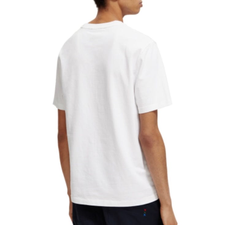 Scotch & Soda Day To Night Aw Tee (White) 173020