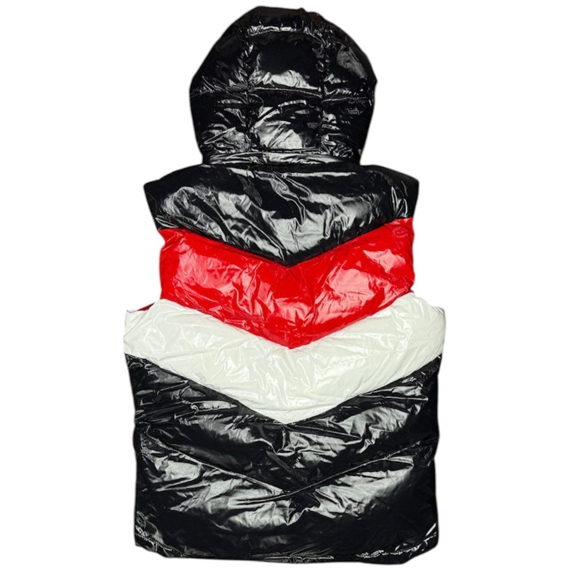 Jordan Craig Tri Color Bubble Vest (Ferrari Red) 91505V