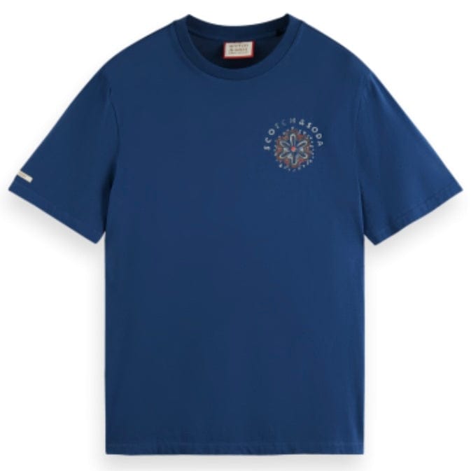 Scotch & Soda Festival Aw Tee (Storm Blue) 173025