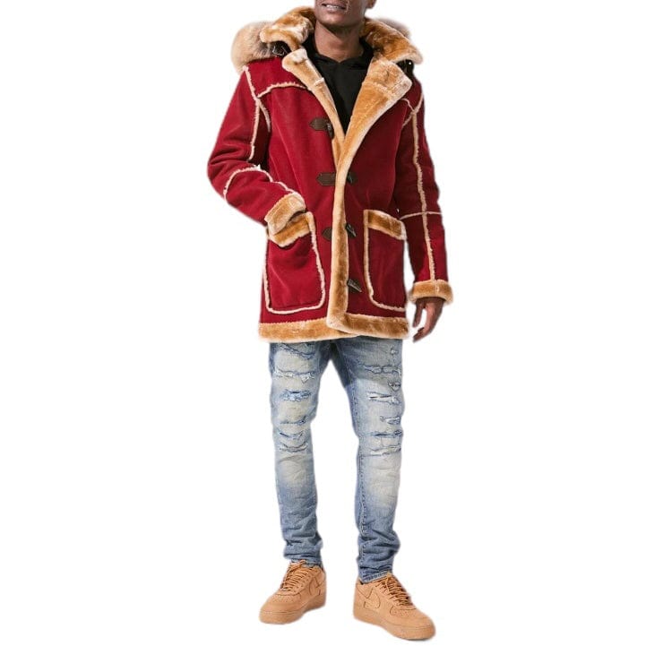 Jordan Craig Denali Shearling Jacket (Burgundy) 91620