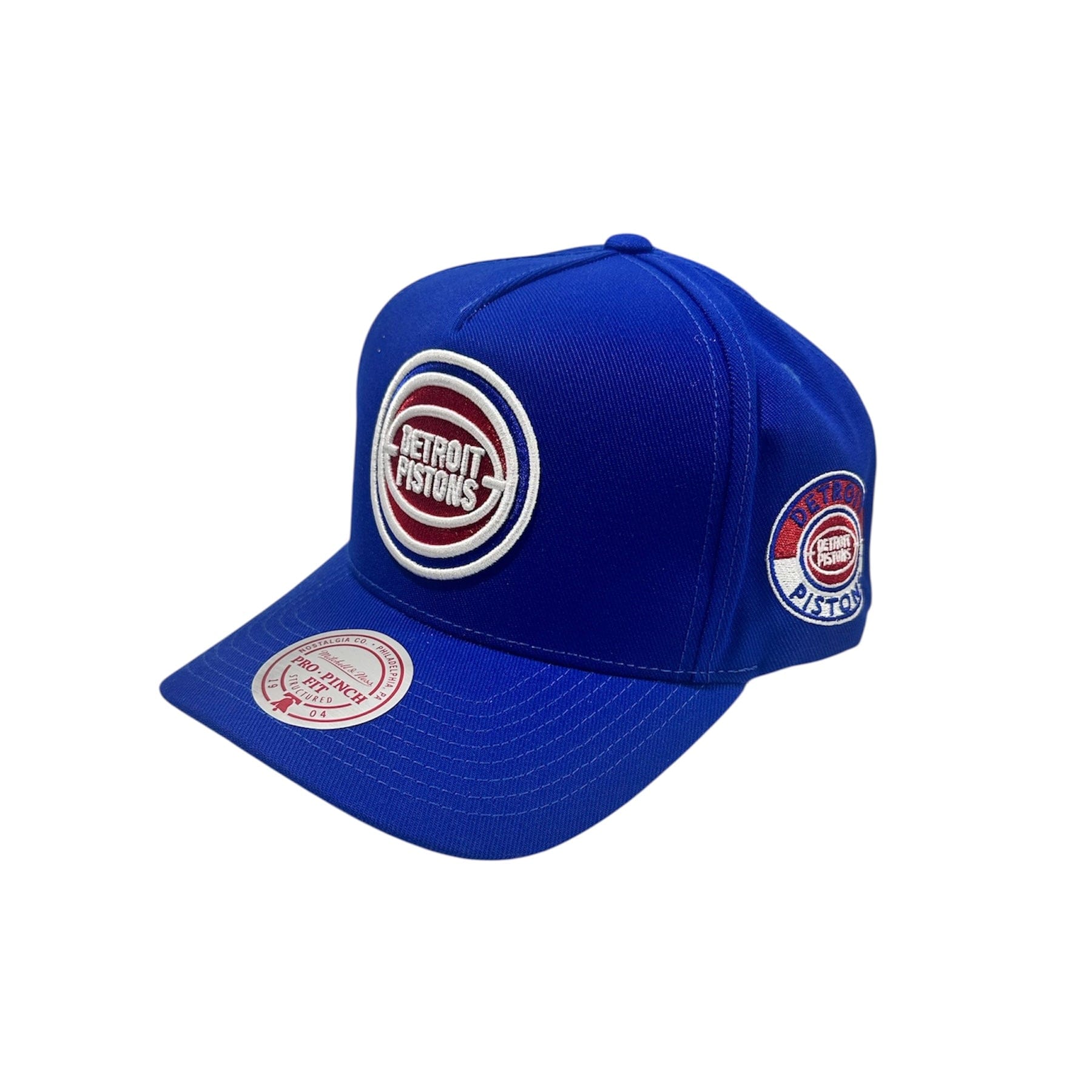 Mitchell & Ness NBA Detroit Pistons Double Clutch Snapback (Royal)