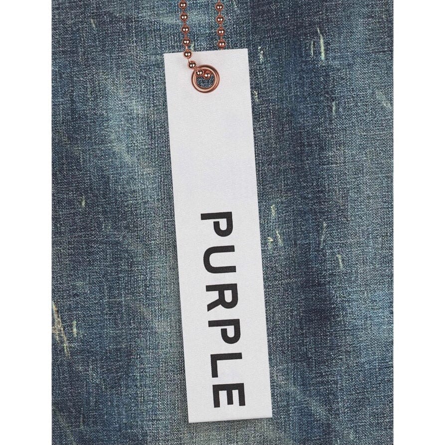 Purple Brand Skinny Perforated Denim (Dark Indigo) P001-SPFD424