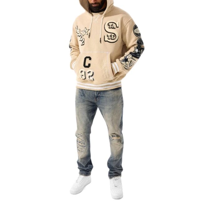 Jordan Craig State Champs Pullover Hoodie (Vintage Khaki) 8834H