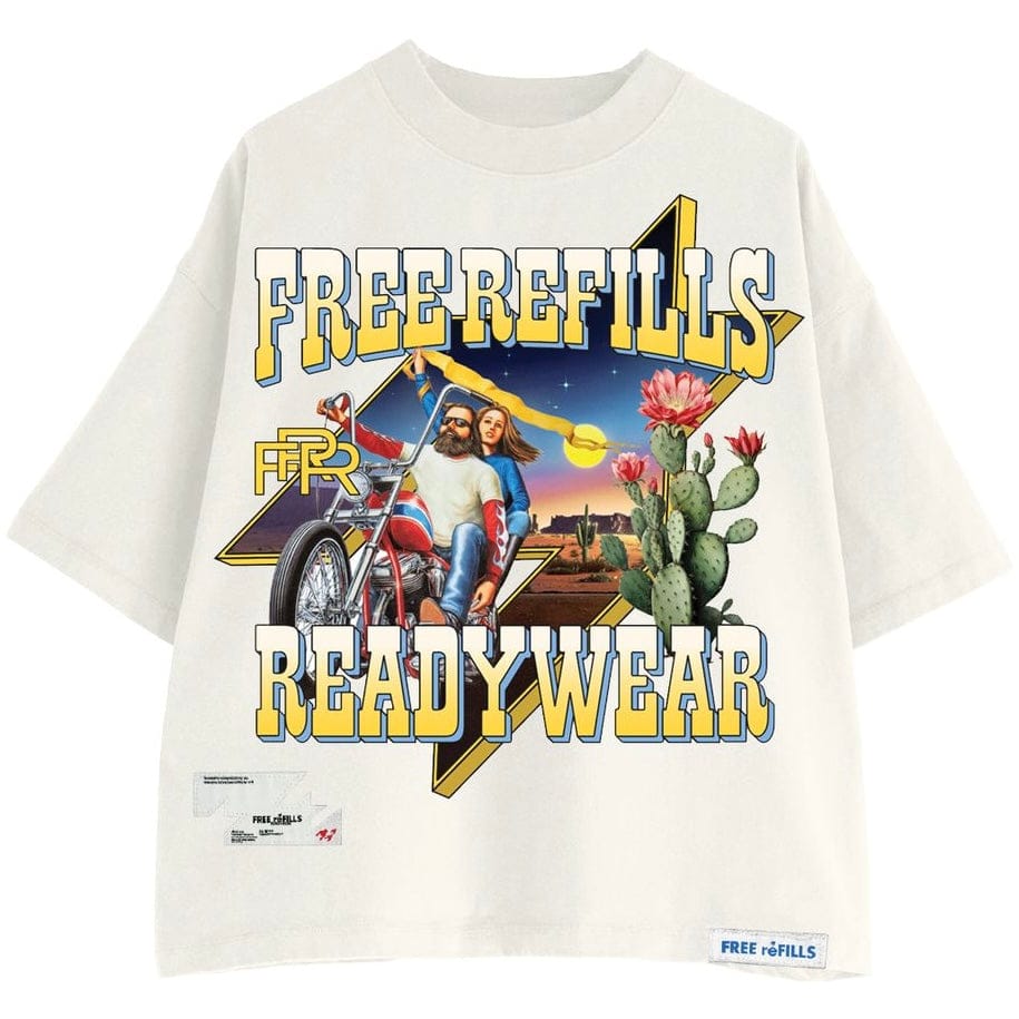 Free Refills Davidson Tee (Off White) FR-S26-048