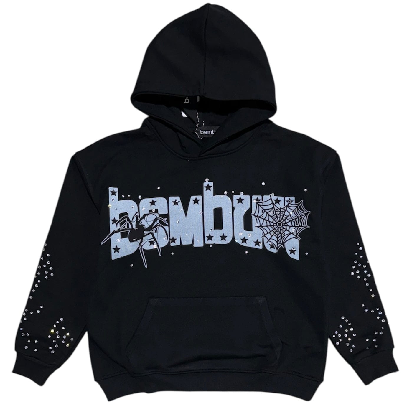 Bemburi Spider Web Stoned Hoodie (Black)
