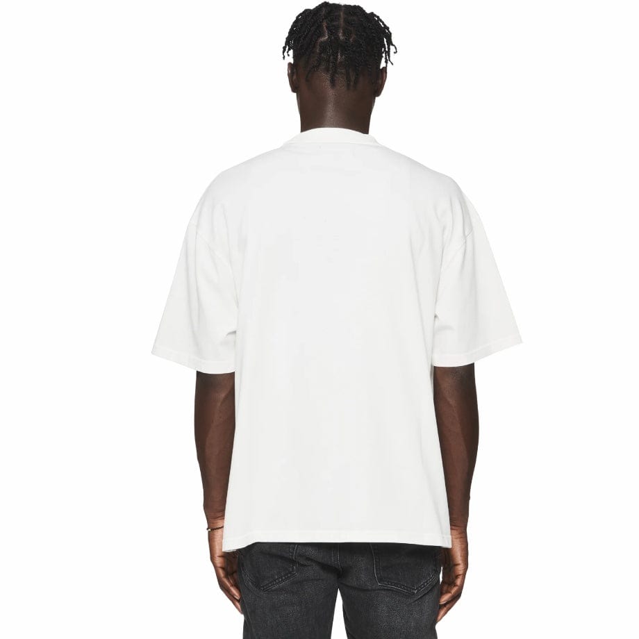 Purple Brand Oversized SS Crystal Coconut Milk Tee (Off White) P123-MMCM224