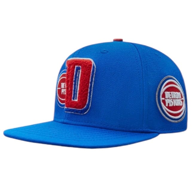 Pro Standard Detroit Pistons Mashup Wool Snapback (Royal Blue)