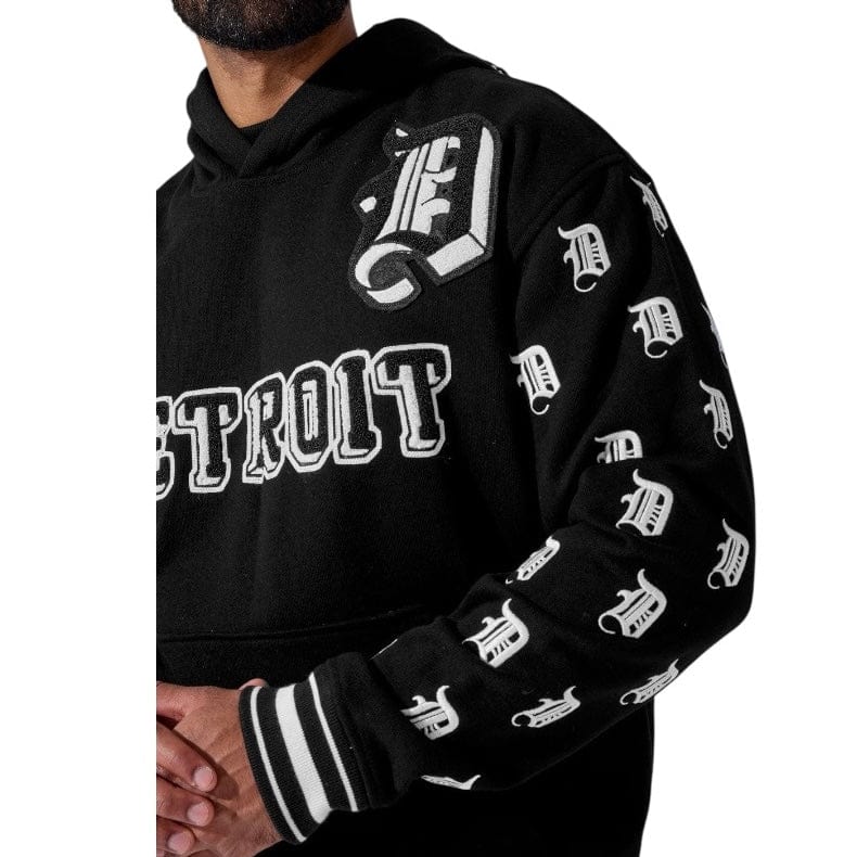 Jordan Craig D-Town Pullover Hoodie (Black) 891653H