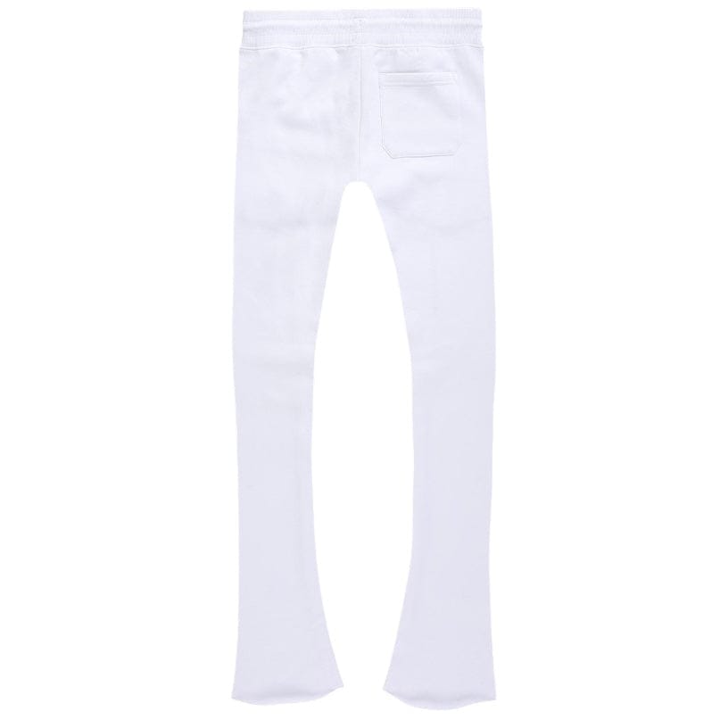 See You In Paradise Stacked Sweatpants (White)