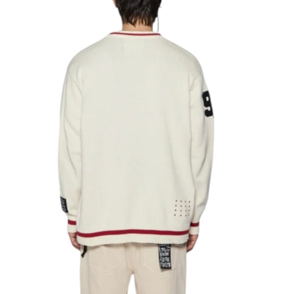 Ksubi Playoff Cardigan (Ecru Natural) MSP25KW003