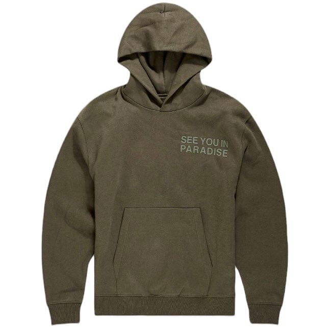 Jordan Craig Paradise Tonal Pullover Hoodie (Olive) 8862H