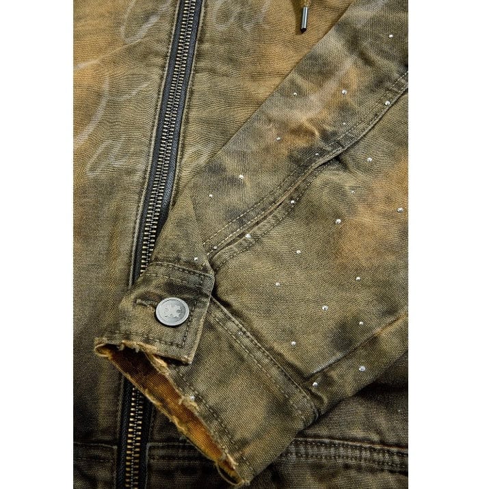 See You In Paradise Ashes to Ashes Hooded Work Jacket (Vintage Wheat) 91670