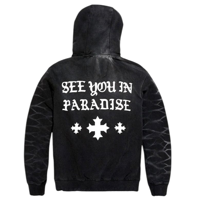See You In Paradise Pullover Hoodie (Vintage Black) 8639H