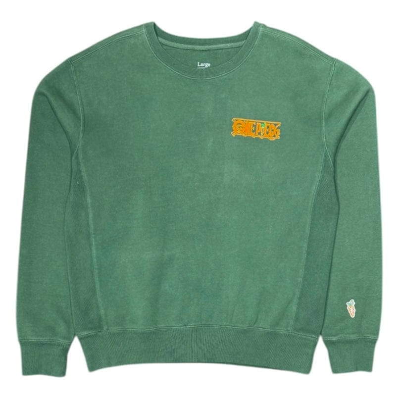 Carrots X One Piece Crewneck Sweatshirt (Forrest Green) CRTOP11