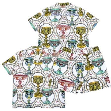 Civilized Maison Blanche Short Set (White) CZ6316-6317