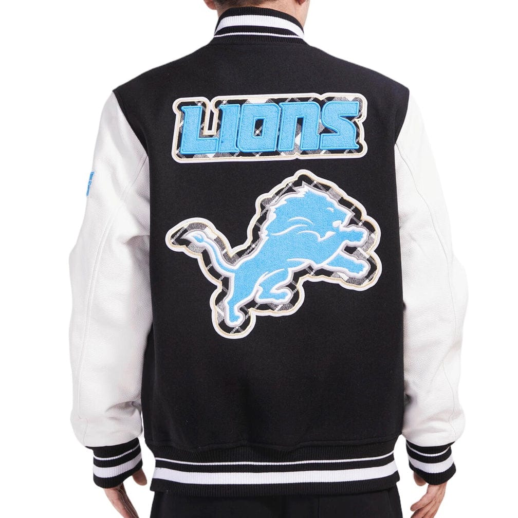 Pro Standard Detroit Lions Pro Wool Varsity Jacket (Black) FDL649669-BLK