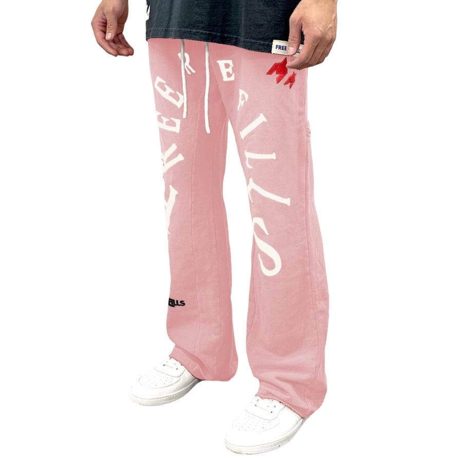 Free Refill Radial Flares Sweatpants (Pink) FR-C3-50