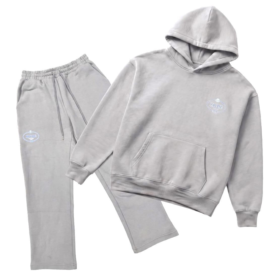 Vie Riche Core Hoodie & Sweatpants Set (Light Grey) BKHD101/BKLP101-LGY