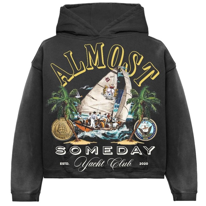 Almost Someday Yacht Clue Hoodie (Black) AS-S26-028
