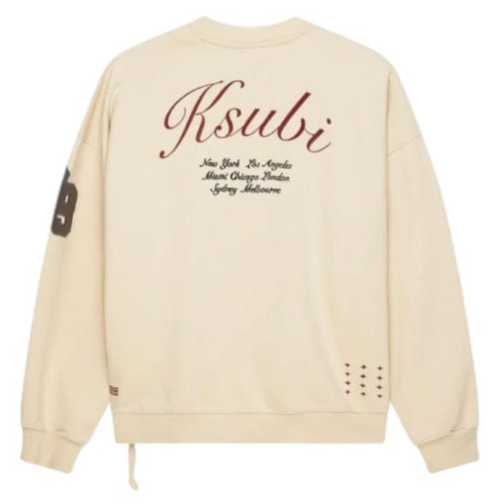 Ksubi Playoff Ekcess Crew Neck (Dusty Desert Tan) MSP25FL004