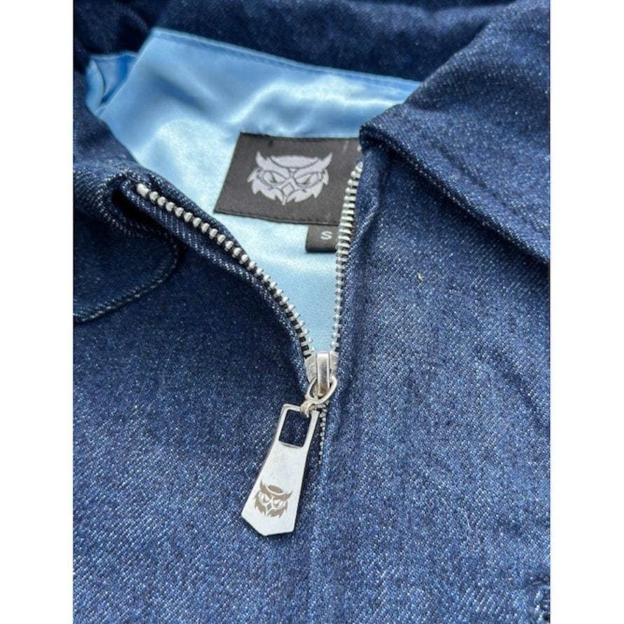 Vision Worker Full Zip Denim Jacket (Dark Denim)