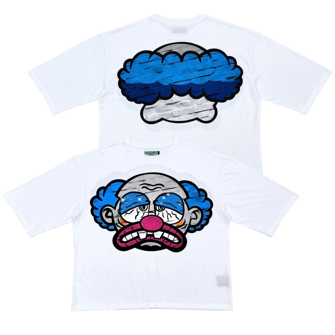 Genuine Sad Clown T Shirt (White) GN6263-WHT