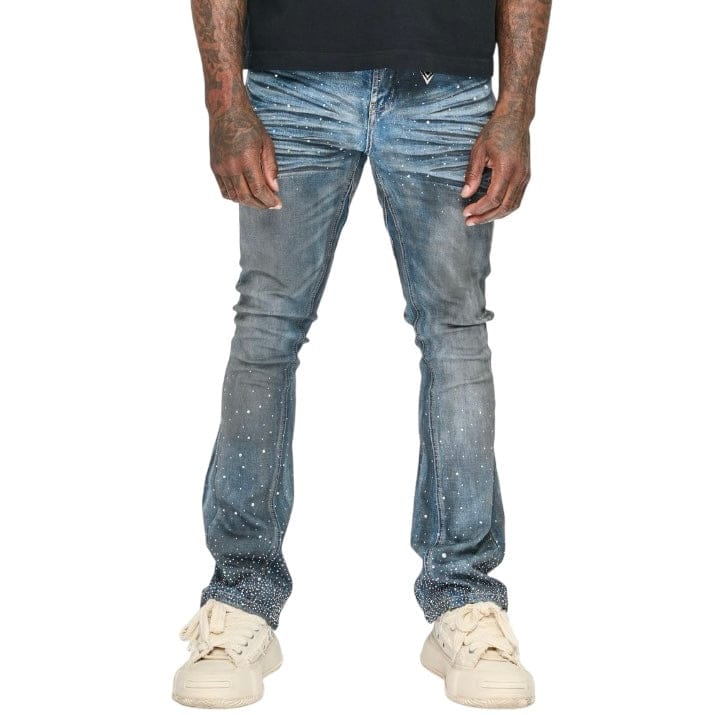 Valabasas Astonished Stacked Denim (Dark Dirty Blue) VLBS-VJ3-1031