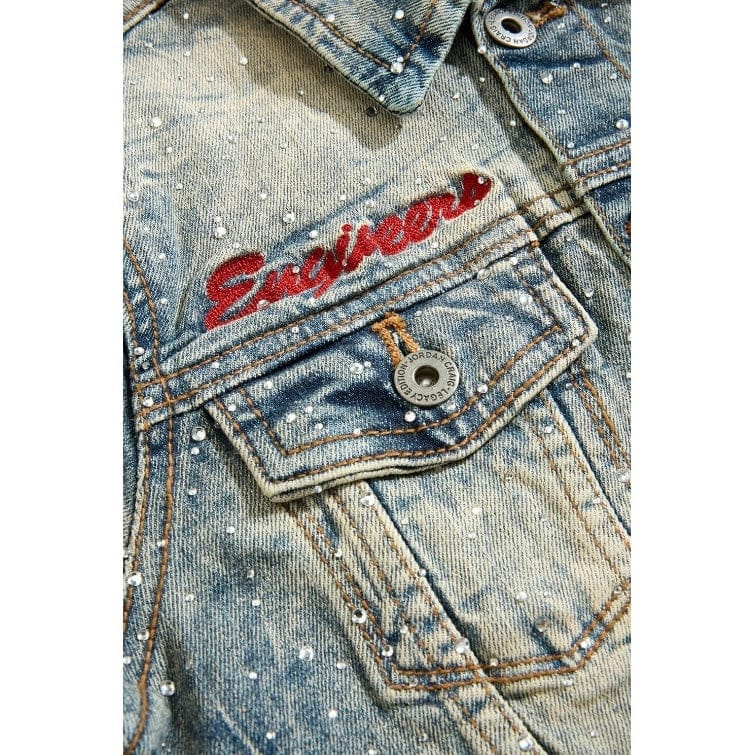 Boys Jordan Craig Local Dealer Trucker Jacket (Desert) JJ2339B