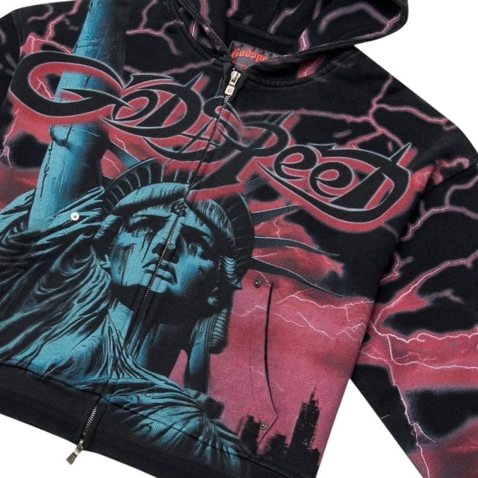 Godspeed Voltage Zip Hoodie (Red)