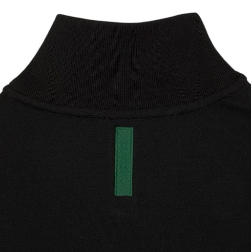 Lacoste High Neck Zip Sweatshirt (Black) SH2702-51