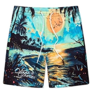 Jordan Craig Retro Wanderlust Party Short & Shirt Set (Sunset) 2060-2060S